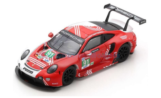 Modelauto 1:64 | Spark Y222 | Porsche GT Team 911 GT3 RSR-19 2020 #91 - R.Lietz - F.Makowiecki - G.Bruni