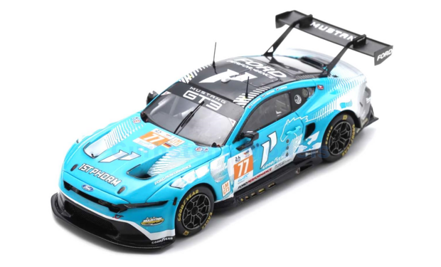 Modelauto 1:18 | Spark 18S659 | Ford Mustang GT3 | Proton Competition 2024 #77 - Z.Robichon - B.Barker - R.Hardwick