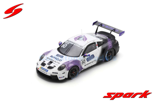 Modelauto 1:43 | Spark SJ145 | Porsche 911 GT3 Cup 2022 #60 - R.Ogawa