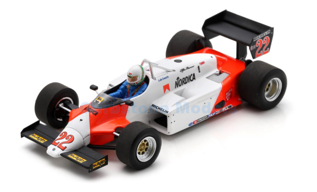 1:43 | Spark S8806 | Scuderia Alfa Romeo 183T 1983 #22 - A.de Cesaris