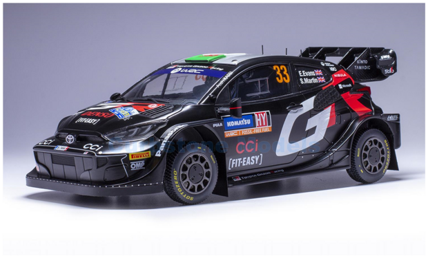 Modelauto 1:18 | IXO-Models 18RMC200.22 | Toyota Gazoo Racing Yaris GR Rally1 2024 #33 - E.Evans - S.Martin