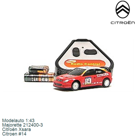 Modelauto 1:43 | Majorette 212400-3 | Citroën Xsara | Citroen #14