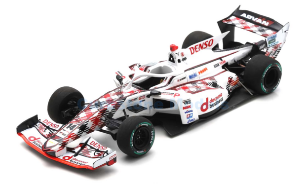 Modelauto 1:43 | Spark SFJ010 | Dallara SF23 Toyota TRD 01F | Docomo business ROOKIE KCMG CERUMO BANDOH 2023 #14 - K.Oshima