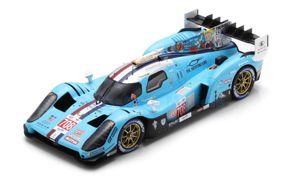 Modelauto 1:18 | Spark 18S921 | Glickenhaus 007 LMH | Glickenhaus-Racing 2023 #708 - R.Briscoe - R.Dumas - O.Pla