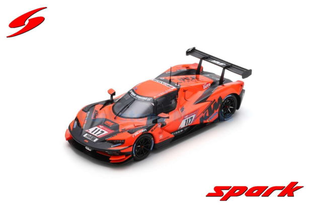 Modelauto 1:43 | Spark SG852 | KTM X-Bow GT2 SP-X | True Racing 2022 #117 - R.Kofler  - F.Stuck - J.Stuck - M.Palttala