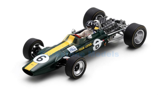 Modelauto 1:43 | Spark S6360 | Lotus 49 1967 #6 - G.Hill