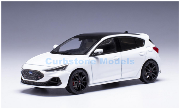 Modelauto 1:43 | IXO-Models MOC334.22 | Ford Focus ST White 2022