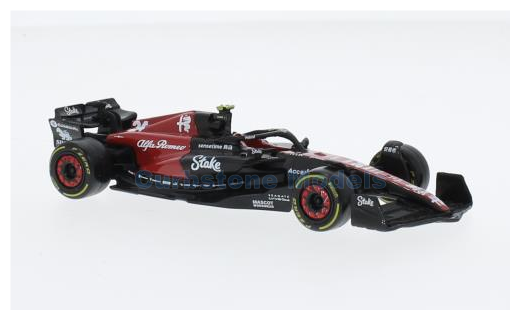 Modelauto 1:43 | Bburago 18-38085Z | Alfa Romeo C43 | Alfa-Romeo F1 Team Stake 2023 #24 - Z.GuanYu