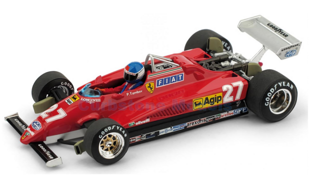 Modelauto 1:43 | Brumm R287-CH | Scuderia Ferrari 126 C2 1982 #27 - P.Tambay