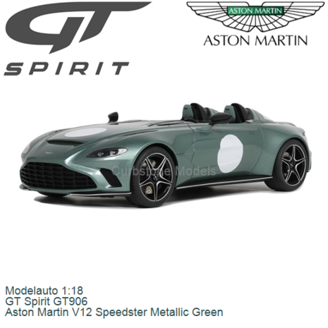 Modelauto 1:18 | GT Spirit GT906 | Aston Martin V12 Speedster Metallic Green