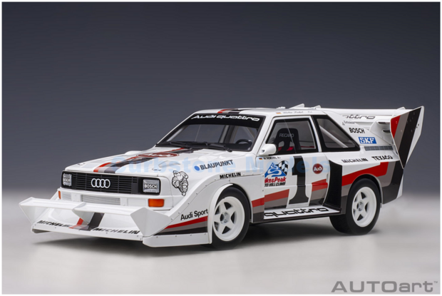 Modelauto 1:18 | Autoart 88700 | Audi Sport Quattro S1 1987 #1 - W.Röhrl