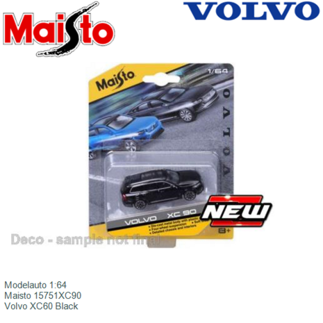 Modelauto 1:64 | Maisto 15751XC90 | Volvo XC60 Black