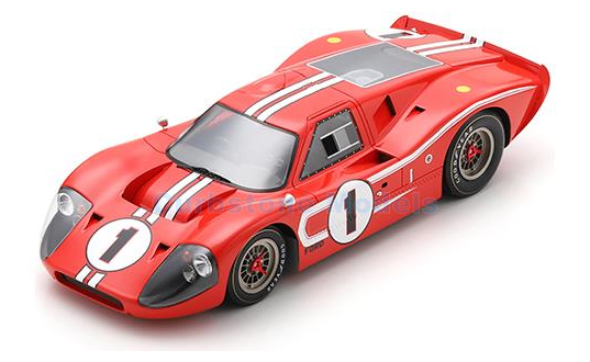 Modelauto 1:18 | Spark 18LM67 | Ford GT40 Mk.IV 1967 #1 - A.Foyt - D.Gurney