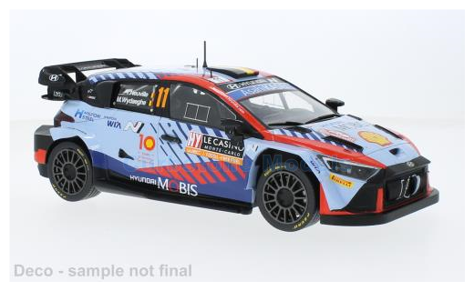 Modelauto 1:18 | IXO-Models 18RMC194.22 | Hyundai i20 N Rally1 | Shell Mobis WRT 2024 #11 - T.Neuville - M.Wydaeghe