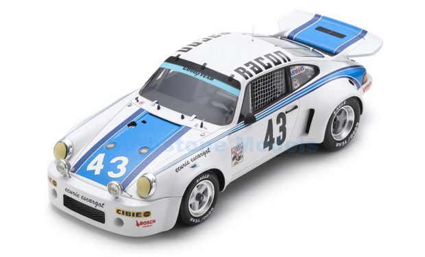 Modelauto 1:18 | Spark 18DA77 | Porsche 911 Carrera RSR 1977 #43 - H.Haywood - J.Graves - D.Helmick