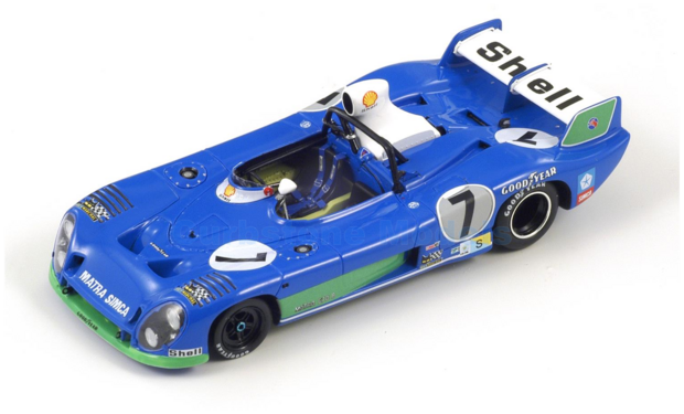 Modelauto 1:18 | Spark 18LM74 | Matra Simca MS670B 1974 #7 - G.Larrousse - H.Pescarolo