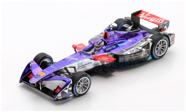 Modelauto 1:43 | Spark S5911 | DS Virgin Racing  Formula-E  Team DS Virgin DSV-03 2017 #2 - A.Lynn