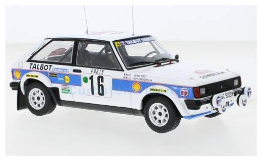 Modelauto 1:24 | IXO-Models 24RAL023A | Talbot Sunbeam Lotus 1981 #16 - G.Frequelin - J.Todt