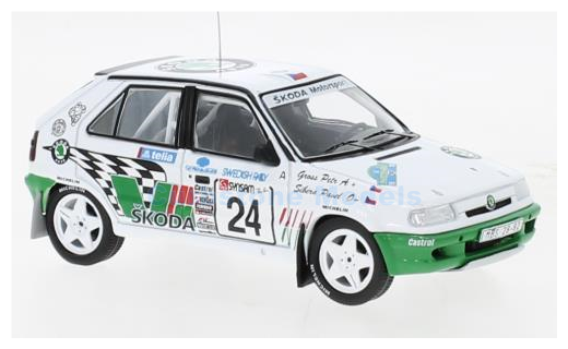 Modelauto 1:43 | IXO-Models RAC413B.22 | Skoda Motorsport Felicia Kit Car 1995 #24 - P.Sibera  - P.Gross