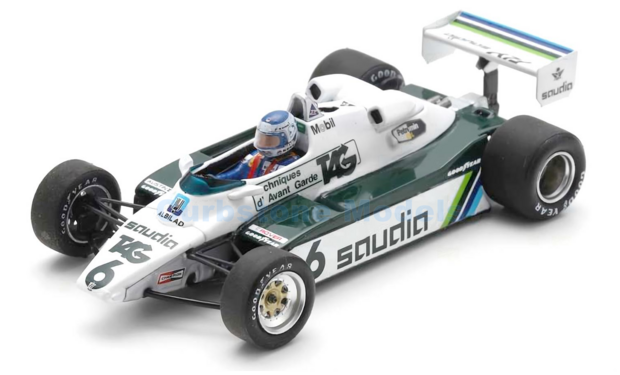 Modelauto 1:43 | Spark S7499 | Williams FW08 1982 #6 - K.Rosberg