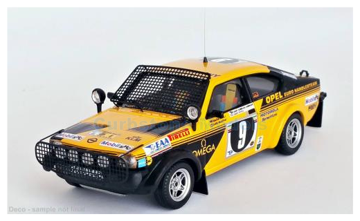 Modelauto 1:43 | Trofeu DSN-101 | Opel Kadett C GT/E 1976 #9 - W.Röhrl - C.Billstam