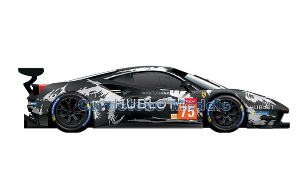 Modelauto 1:43 | Looksmart LSLM118 | Ferrari 488 GTE Evo LMGTE-AM | Iron Lynx 2020 #75 - M.Cressoni - R.Mastronardi - A.Piccini