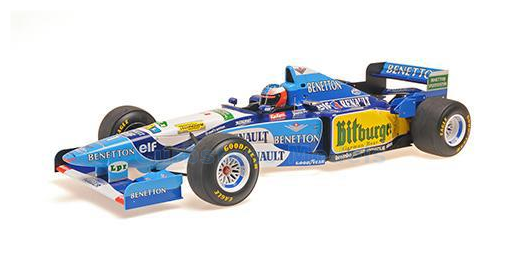 Modelauto 1:12 | Minichamps 517951201 | Benetton B195 Renault 1995 - M.Schumacher