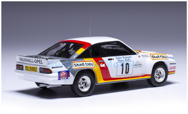 Modelauto 1:43 | IXO-Models RAC442.22 | Opel Manta 400 | GM Dealer Sport / Shell Oils 1985 #10 - B.Fisher - A.Frazer