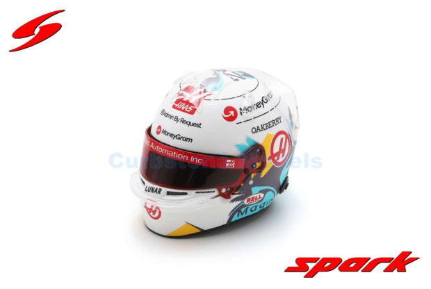 Modelauto 1:5 | Spark 5HF150 | Bell Helmet | Haas F1 2024 #20 - K.Magnussen