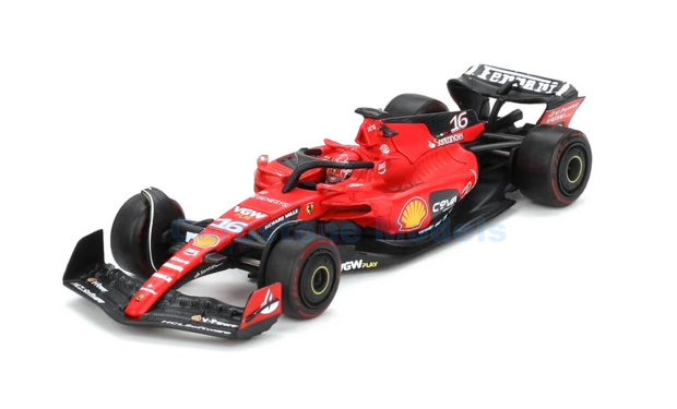 Modelauto 1:64 | BBR Models BBRFER64014 | Scuderia Ferrari SF23 2023 #16 - C.Leclerc