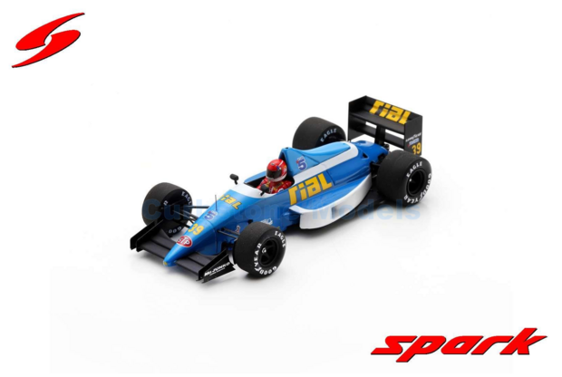 Modelauto 1:43 | Spark S3963 | Rial ARC2 1989 #39 - P.Raphanel