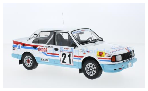 1:18 | IXO-Models 8RMC157A.22 | Skoda 130 L | AZNP Škoda Mladá Boleslav 1986 #21 - L.Krecek - B.Motl