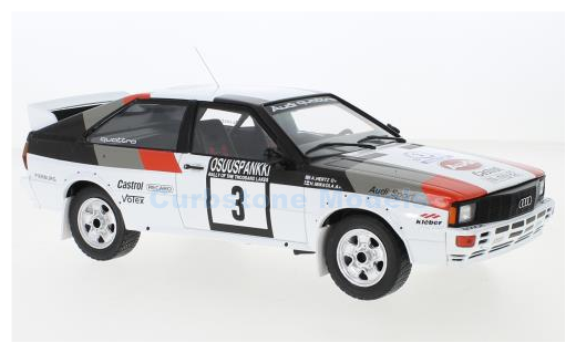 Modelauto 1:18 | IXO-Models 18RMC094A.20 | Audi Sport Quattro 1982 #3 - H.Mikkola - A.Hertz