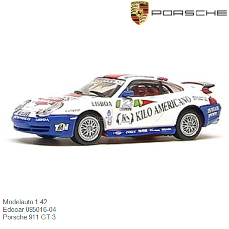 Modelauto 1:42 | Edocar 085016-04 | Porsche 911 GT 3