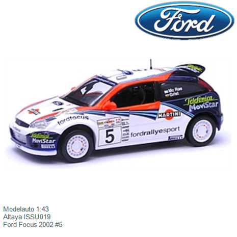 Modelauto 1:43 | Altaya ISSU019 | Ford Focus 2002 #5