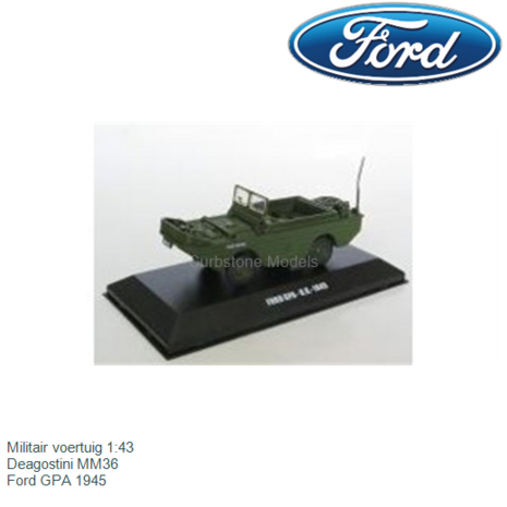 Militair voertuig 1:43 | Deagostini MM36 | Ford GPA 1945