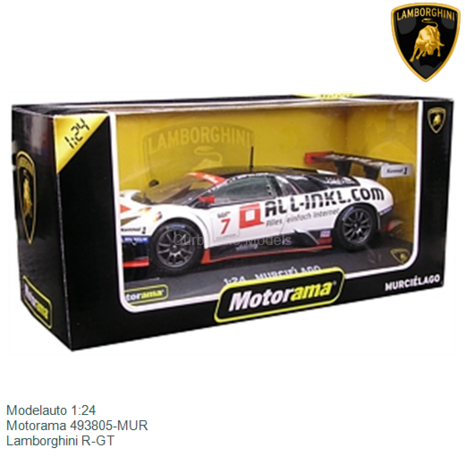 Modelauto 1:24 | Motorama 493805-MUR | Lamborghini R-GT