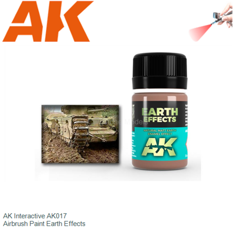  | AK Interactive AK017 | Airbrush Paint Earth Effects