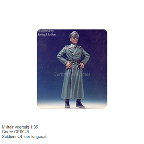 Militair voertuig 1:35 | Coree CE0048 | Soldiers Officer longcoat