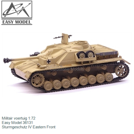 Militair voertuig 1:72 | Easy Model 36131 | Sturmgeschutz IV Eastern Front