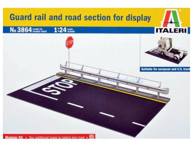 Vitrine 1:24 | Italeri 3864 | Display Guard Rail and Road