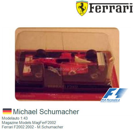 Modelauto 1:43 | Magazine Models MagFerF2002 | Ferrari F2002 2002 - M.Schumacher