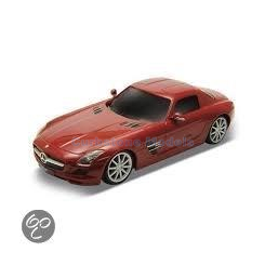 Modelauto 1:24 | Welly 84002S | Mercedes Benz SLS AMG Zilver