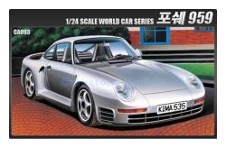 Bouwpakket 1:24 | Academy ACA-B-15103 | Porsche 959 Zilver