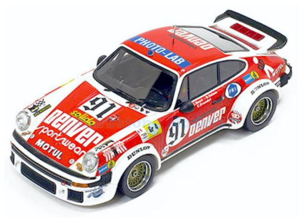 Modelauto 1:43 | PremiumX PR0417 | Porsche 934 | ASA Cachia 1980 #91 - C.Bussi - B.Salam - C.Grandet