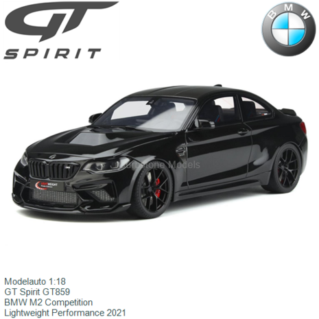 Modelauto 1:18 | GT Spirit GT859 | BMW M2 Competition | Lightweight Performance 2021