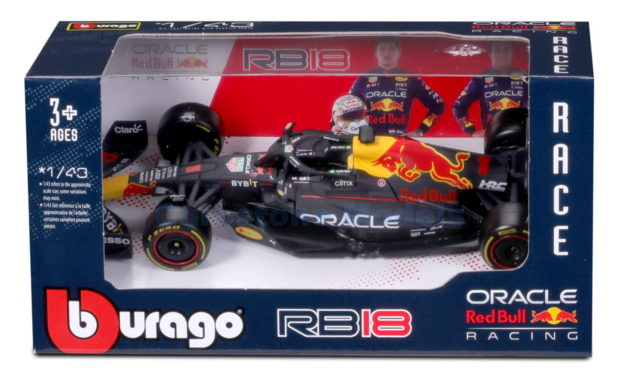 Modelauto 1:43 | Bburago 18-38161V | Red Bull Racing RB18 2022 #1