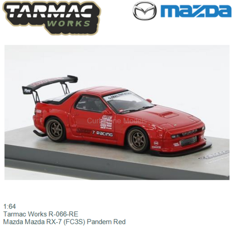 1:64 | Tarmac Works R-066-RE | Mazda Mazda RX-7 (FC3S) Pandem Red