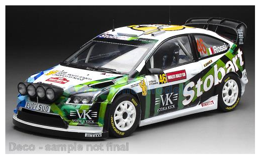 Modelauto 1:18 | Sunstar 3939 | Ford Focus RS WRC07 Stobart 2008 #46 - V.Rossi - C.Cassina