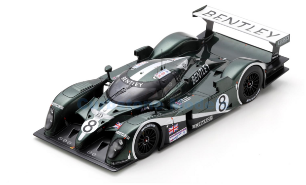 Modelauto 1:18 | Spark 18S837 | Bentley EXP Speed 8 2003 #8 - D.Brabham - M.Blundell - J.Herbert